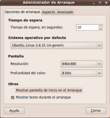 Administrador de arranque grub